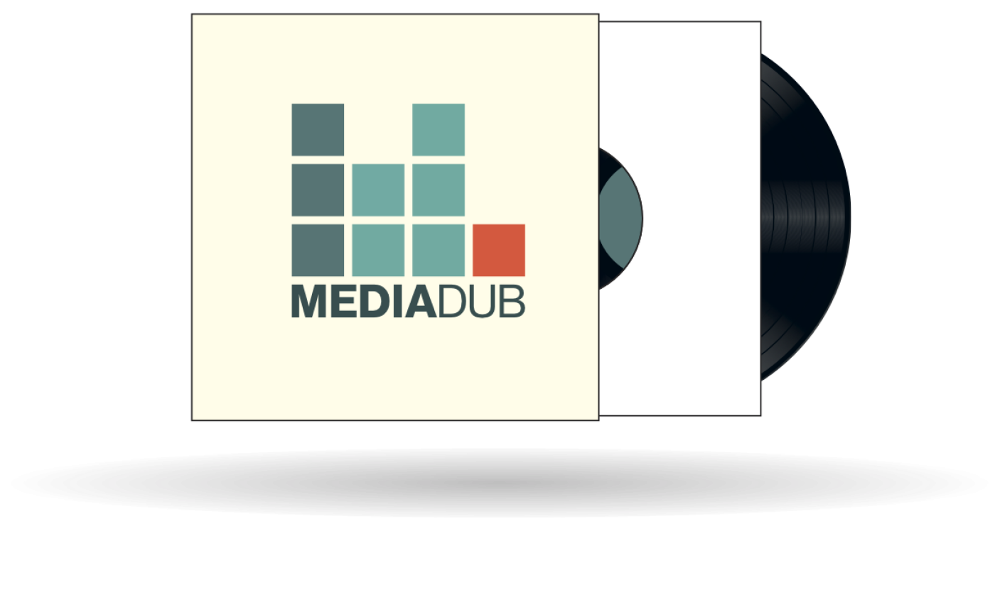 Mediadub bedrukte buitenhoes met 3mm rug Mediadub bedrukte buitenhoes met 3mm rug