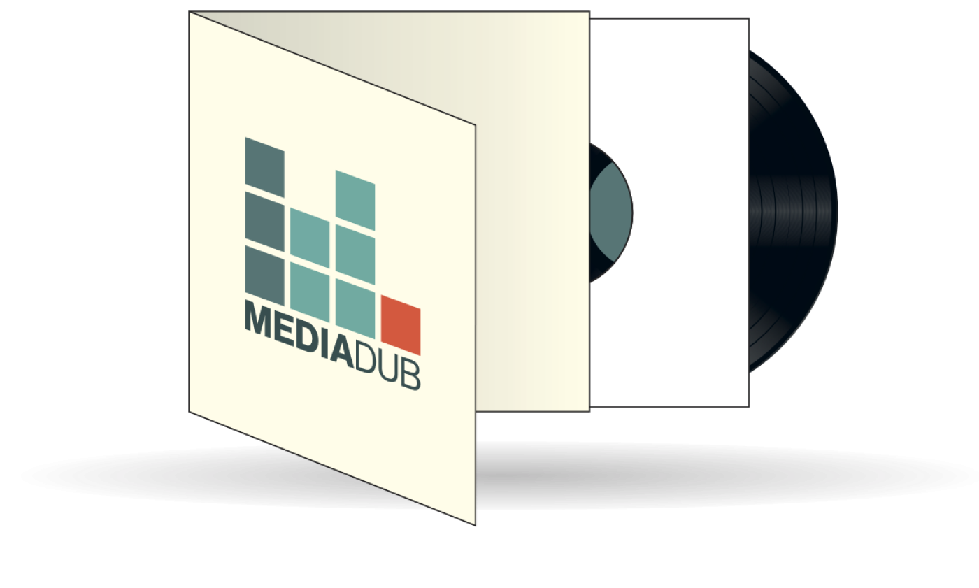 Mediadub bedrukte gatefold voor 1 of 2 LP's Mediadub bedrukte gatefold voor 1 of 2 LP's