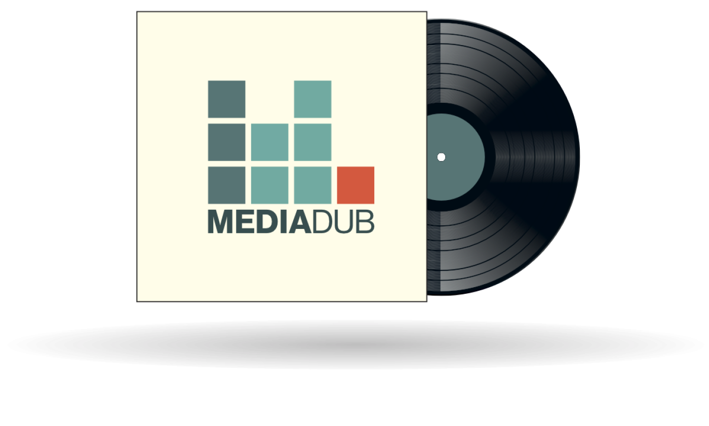 Mediadub bedrukte discobag