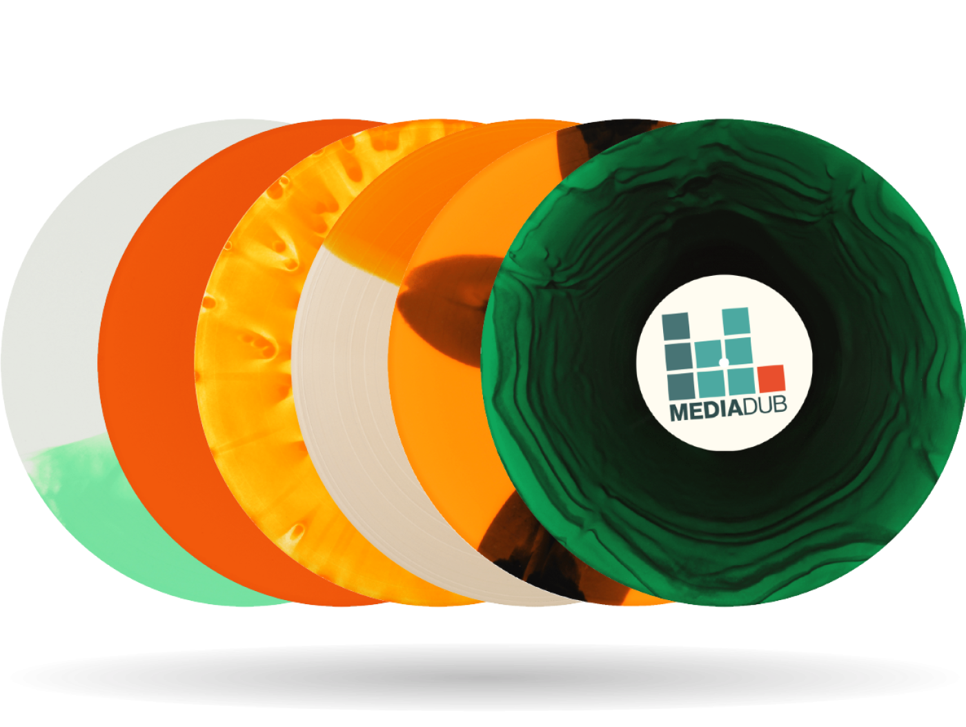 Mediadub gekleurd vinyl