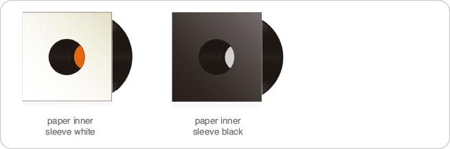  Vinyl inner sleeves 